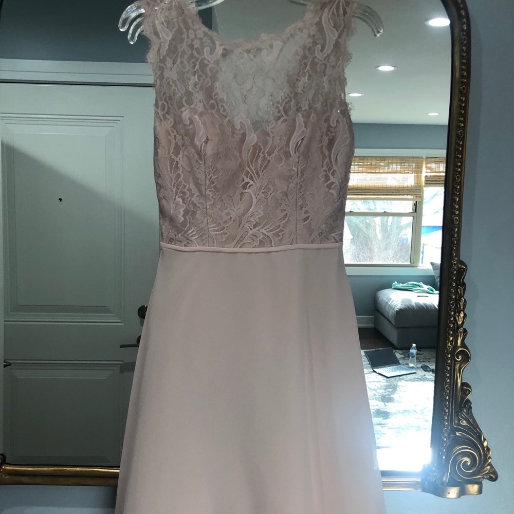 Haley Paige Pink Lace Dress